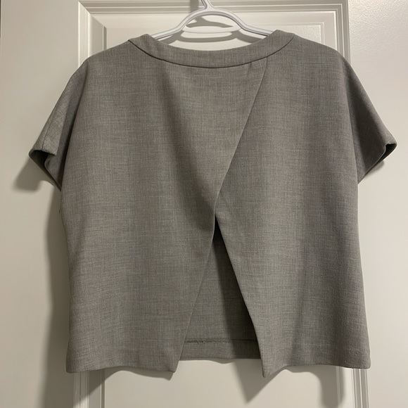 ZARA Trafaluc Grey Shirt - Picture 2 of 2